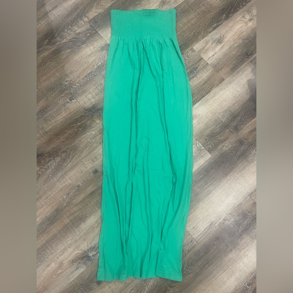 Old Navy Vibrant Green Maxi Dress, Small Tall with Tags